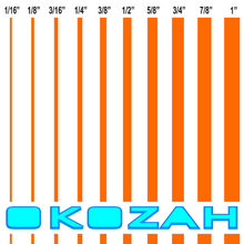 Load image into Gallery viewer, Flame orange pinstripe