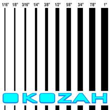 Load image into Gallery viewer, Black pinstripes
