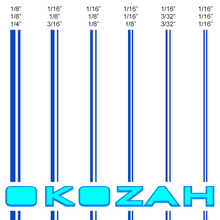 Load image into Gallery viewer, Blue pinstripes