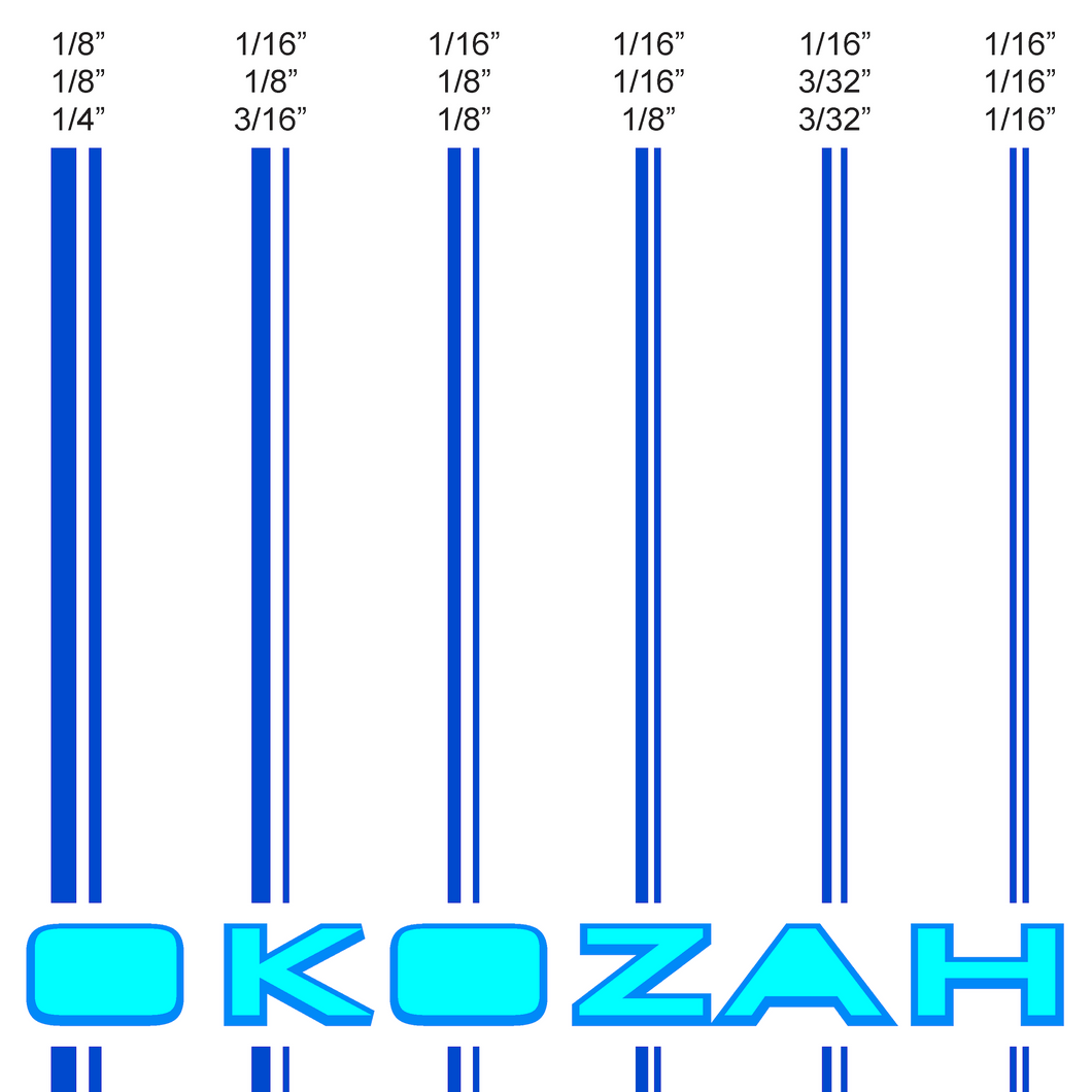 Blue pinstripes