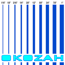 Load image into Gallery viewer, Electric blue pinstripe