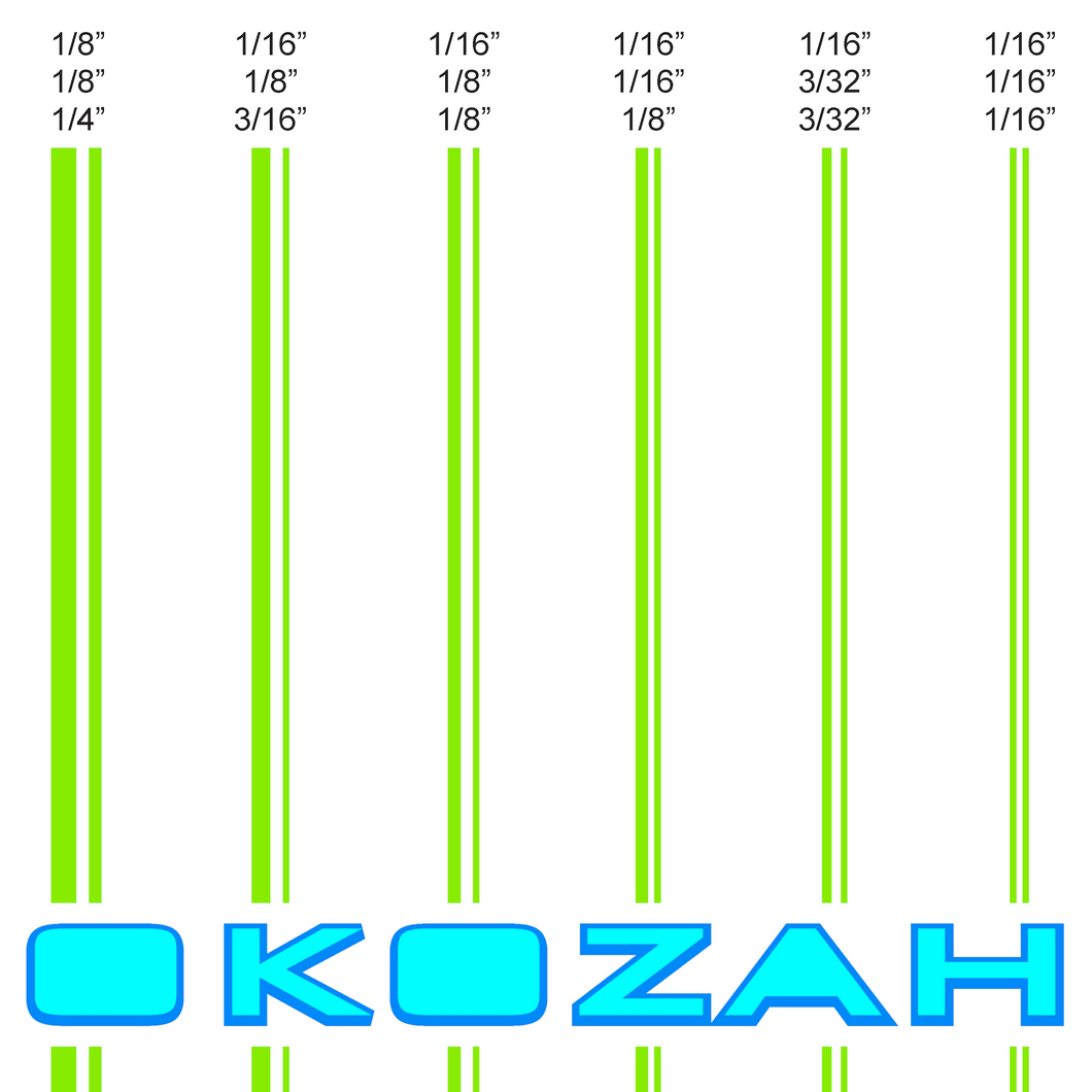 Laser lime green pinstripes