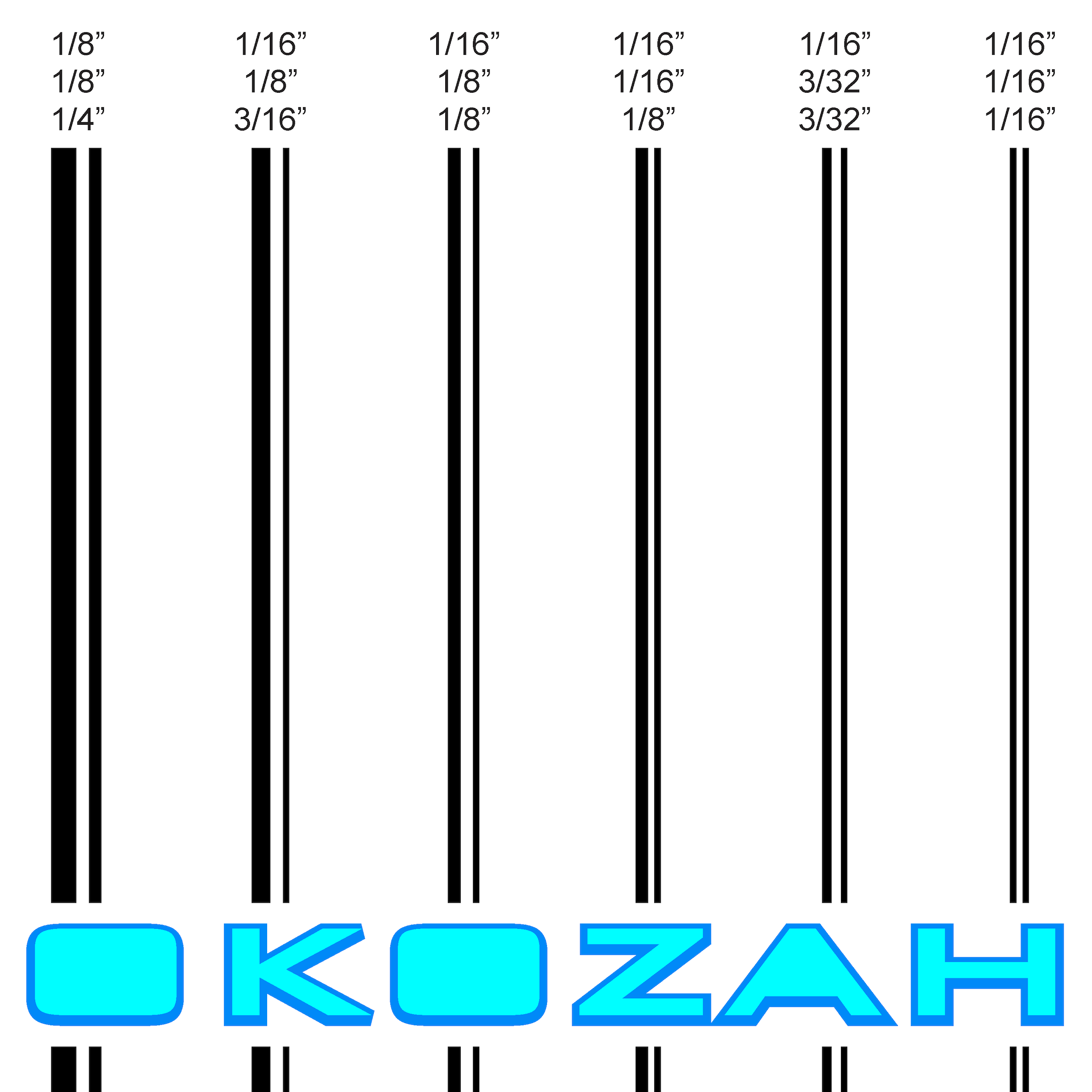 Pinstripe pinstriping tape decal sticker