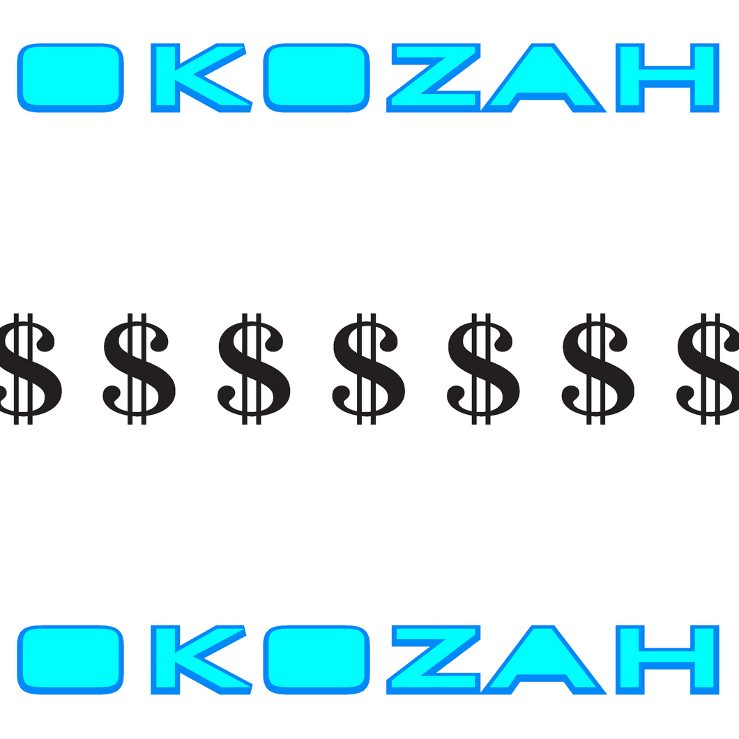 Money sign pinstripe